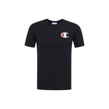 Champion Straight T Shirt US Version Men's Dark Blue