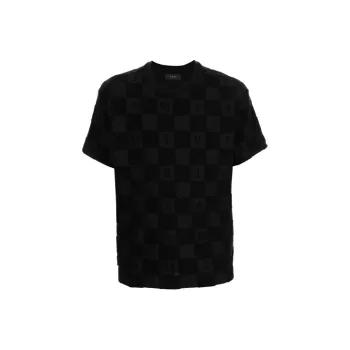 AMIRI Checked Towel T Shirt