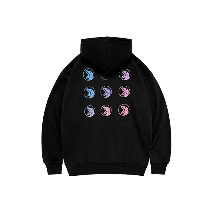 COPPOLELLA Hooded Fitted Regular Sweatshirt Winter Unisex Black-0