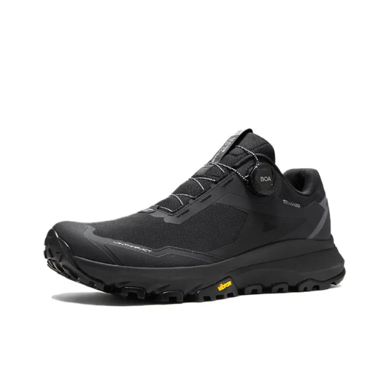 KAILAS Brackets Abrasion Resistant Slip Resistant Cushioning Low Top Trekking Shoes Men's Ink Black-1