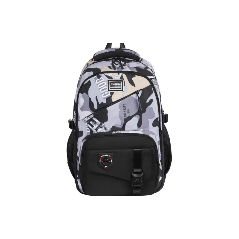 Deli Bear Nylon Fabric Backpack Regular Unisex Multicolor-1