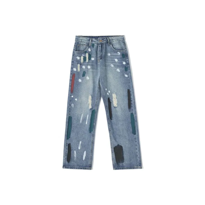 NVRFRGT Jeans Unisex Light Blue-4