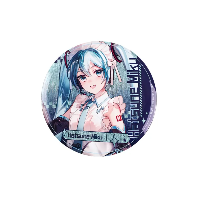 Kinbor Hatsune Miku Badge Sweet Dreams Collection, Tinplate 75mm Badges-2