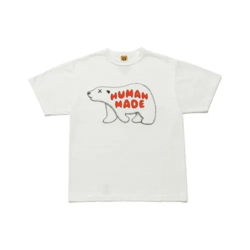 Kaws X HUMAN MADE HUMAN MADE X KAWS Co branded Series T Shirts Unisex White