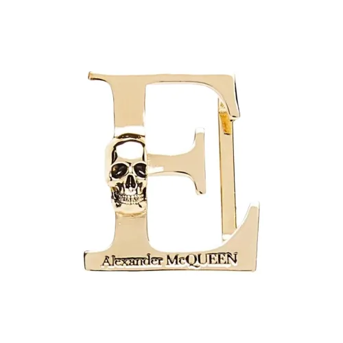 Alexander McQueen Brass Accessories Unisex Gold