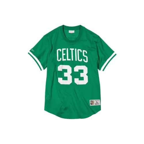 Mitchell Ness T Shirts Unisex Green