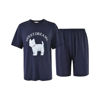 MY BODY Pajama Set Men's Navy Blue