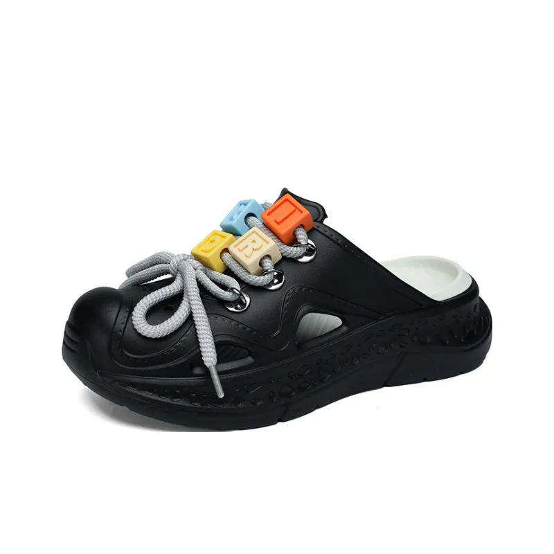 OUGLEMEN EVA Slip Resistant Closed Toe Slippers Men's-7
