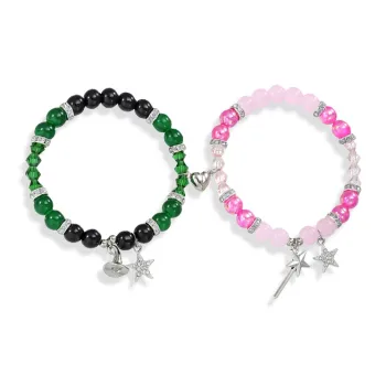 Inkopper Faux Crystal Bracelets Unisex