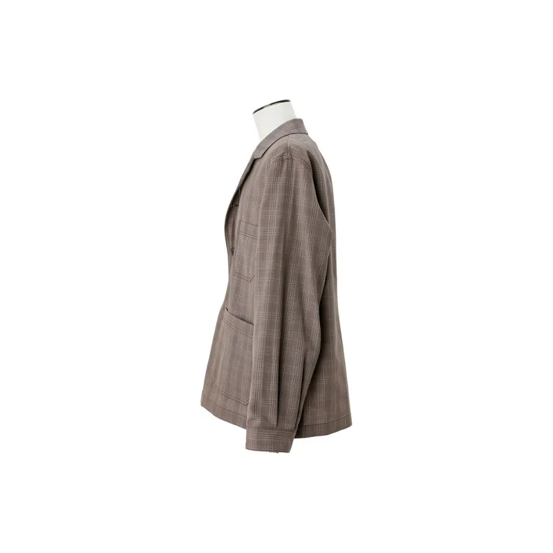Sacai SS25 Business Suits Men Brown-2