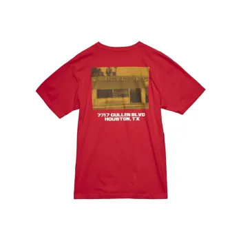 Mitchell Ness T Shirts Unisex Red