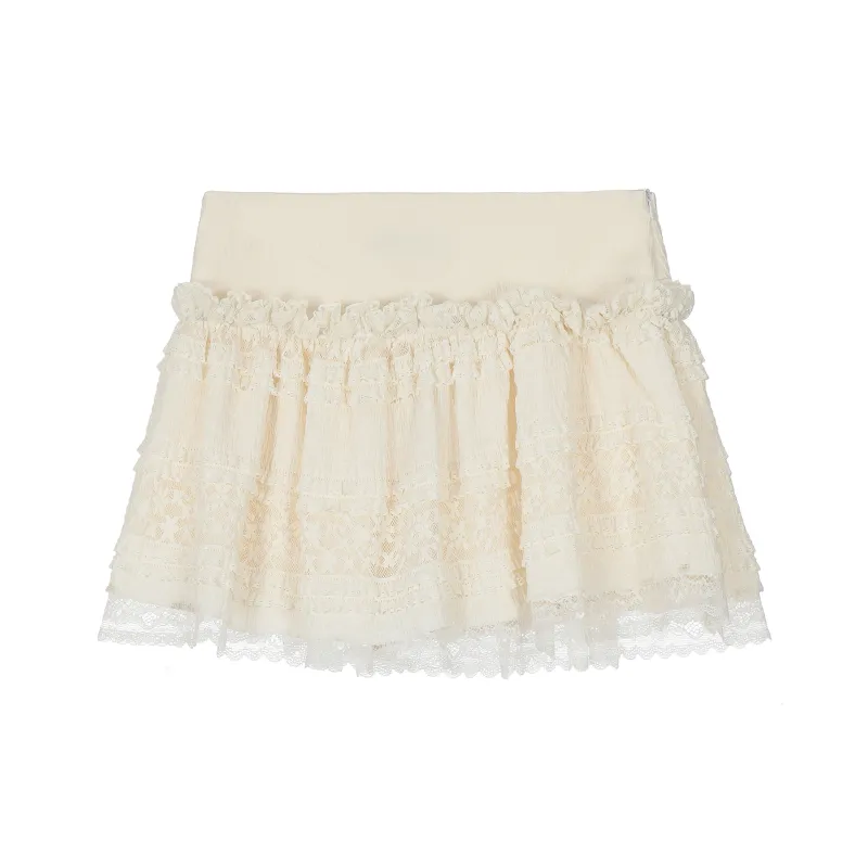 JASONWOOD Casual Short Skirts Women's White-1