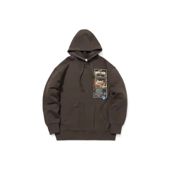 LiNing x YOUXIONGMAO Sweatshirt Men's Black Brown