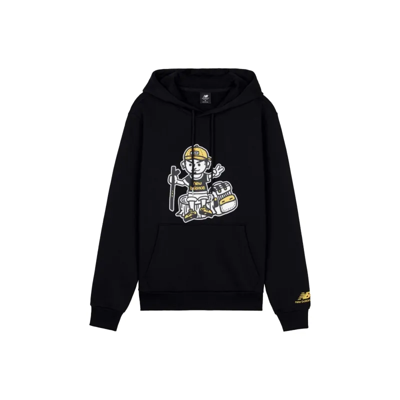 New Balance Sweatshirts Men Black-0