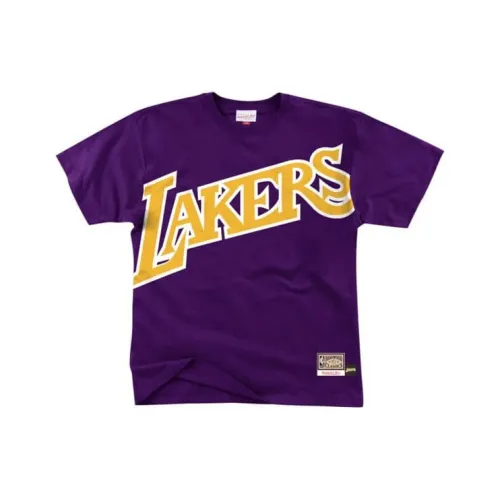Mitchell Ness T Shirts Men Purple