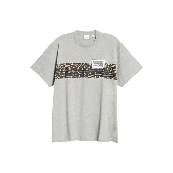 Burberry T Shirts Men Gray