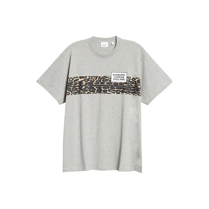 Burberry T Shirts Men Gray-0