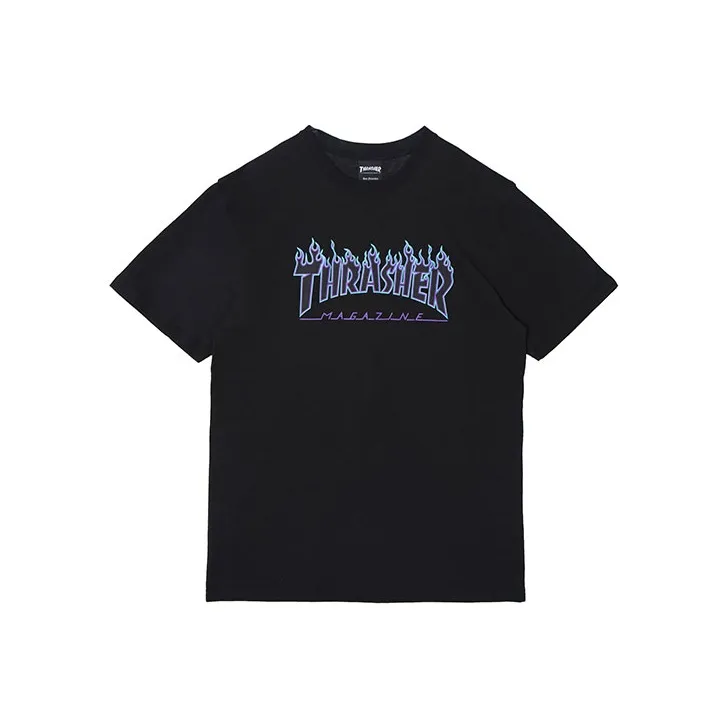 Thrasher T Shirt Japan Version Unisex Black-0