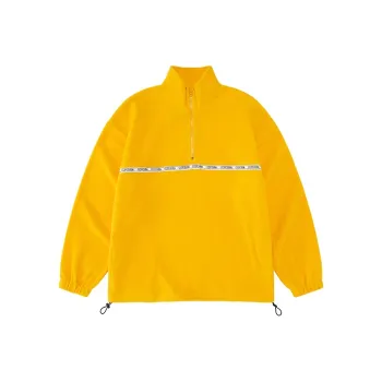 COPPOLELLA Stand Collar Regular Sweatshirt Unisex Yellow