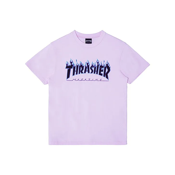 Thrasher T Shirt Japan Version Unisex Pink-0