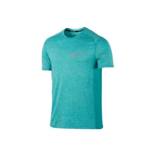 Nike T Shirts Men Turquoise