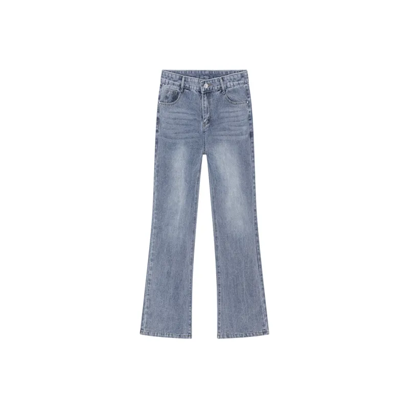 NEAR HERE Jeans Unisex Green Yellow-10