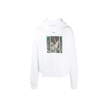 OFF WHITE Oversize Fit Pascal Arrow Hoodie