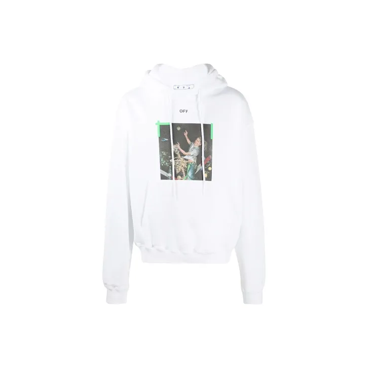 OFF WHITE Oversize Fit Pascal Arrow Hoodie-0