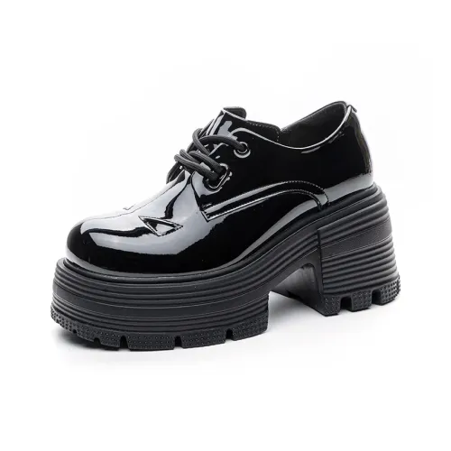 Shoe Cabinet Floral Language Casual Single Shoes 9CM Women's