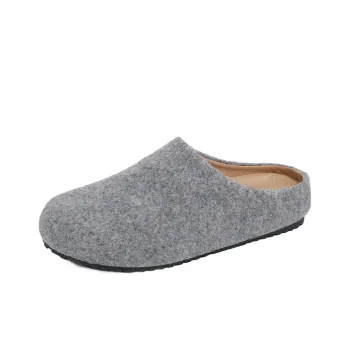 REIHUNG Quiet Odor Resistant Abrasion Resistant Slip Resistant Wrap toe Slippers Women's