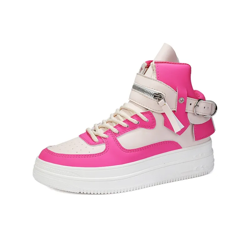 AMICNIEGD Breathable Anti Slip And Wear Resistant High Top Skateboard Shoes Unisex-1