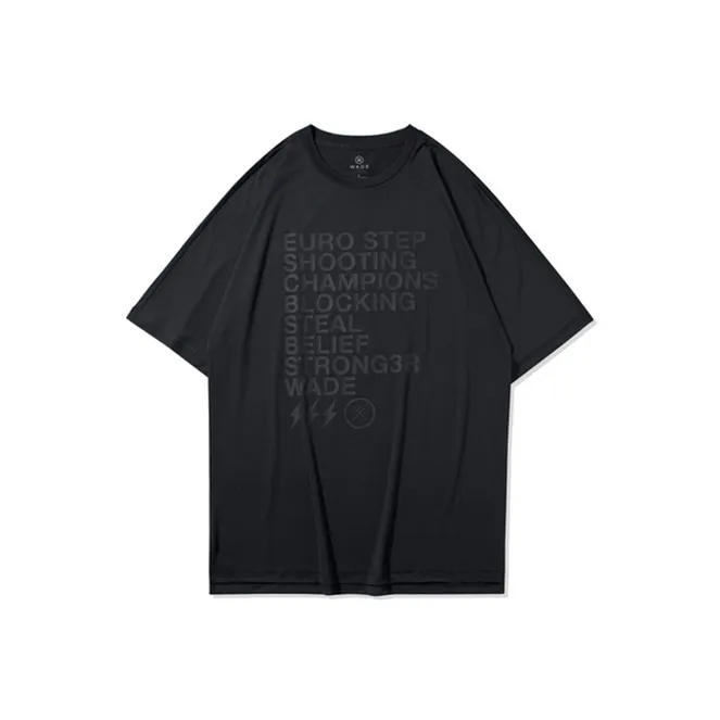 LINING Wade Collection T Shirts Men Black-0