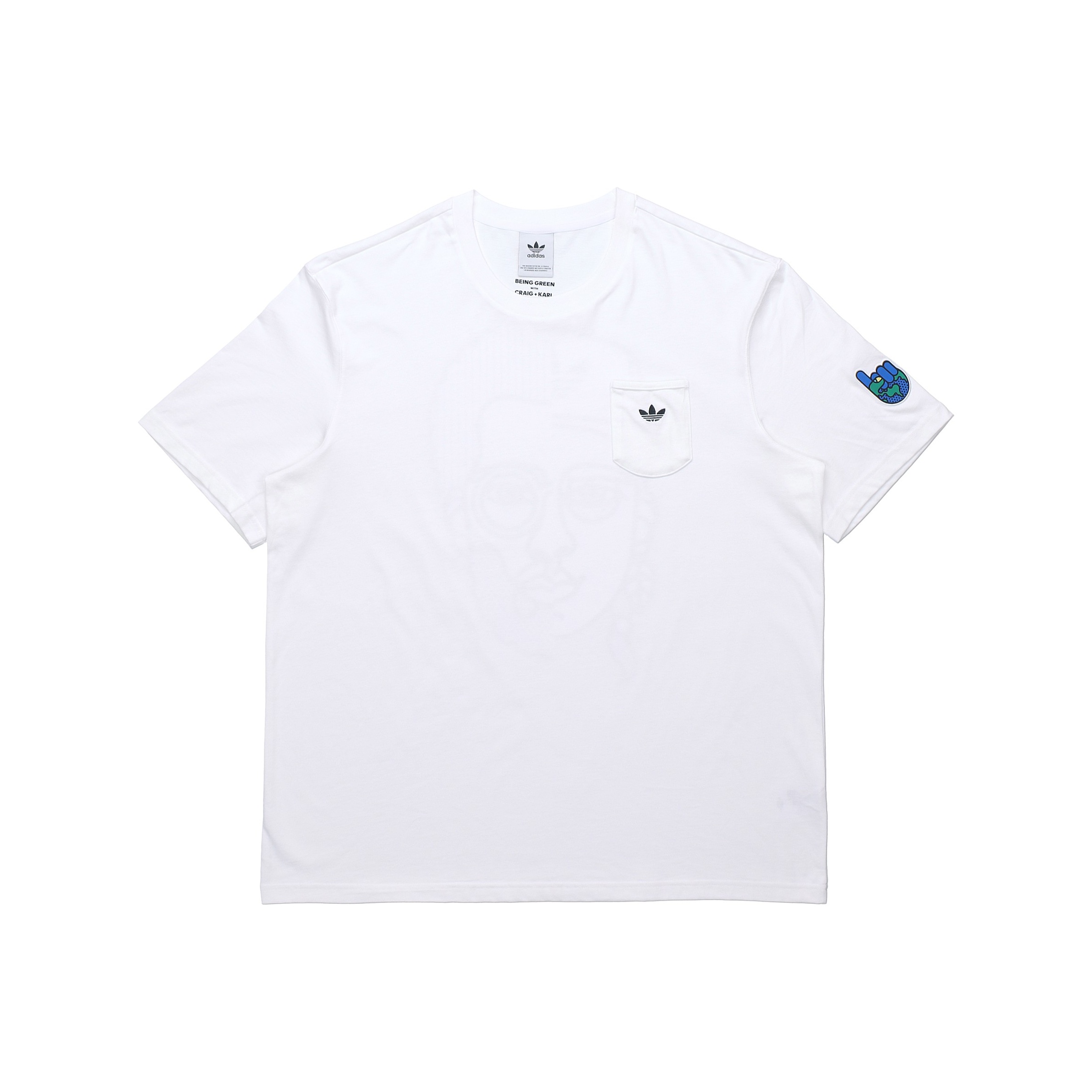 Adidas Originals CRAIG & KARL T-Shirts Men White M - POIZON
