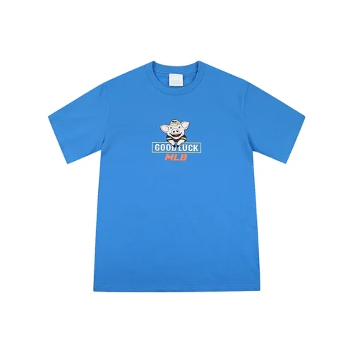 MLB Year Of The Dragon Limited Series T Shirt Korean Style Unisex Blue