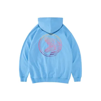 COPPOLELLA Hooded Loose Fit Regular Sweatshirt Unisex Blue