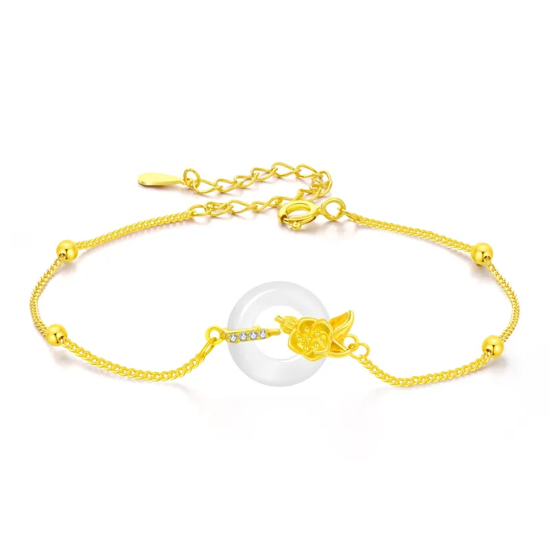 Branded Jewelry Chalcedony Jade Bracelets Women's-11