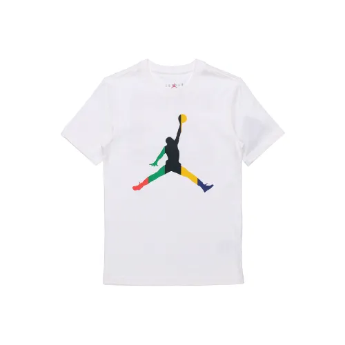 Jordan Set in Sleeve T Shirt Men's White