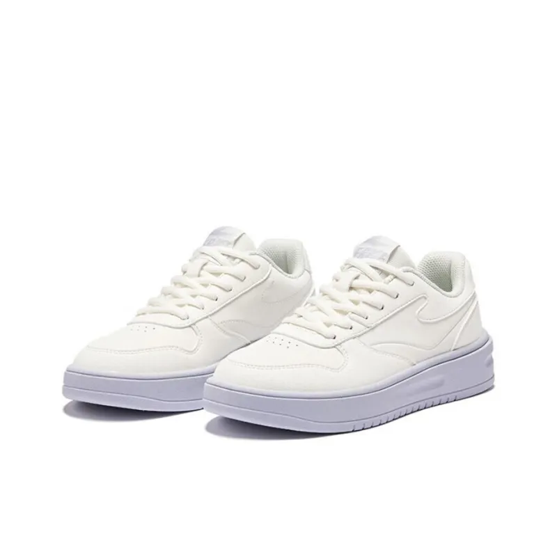Erke Heavenly Strategy Slip Resistant, Abrasion Resistant Cushioning Low Top Skateboard Shoes Women's White Purple-2