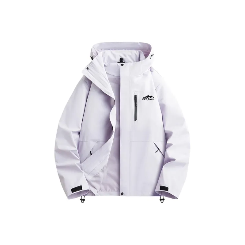 Yiwen Water Resistant Windproof Breathable Warm Windbreaker Jacket Unisex-22