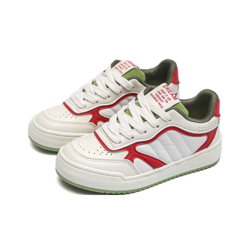 Alan Vincent Anti Slip Wear Resistant Low Top Skateboard Shoes Women's-5