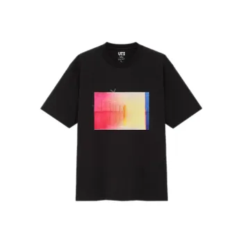 UNIQLO Straight T-Shirt Men's Black