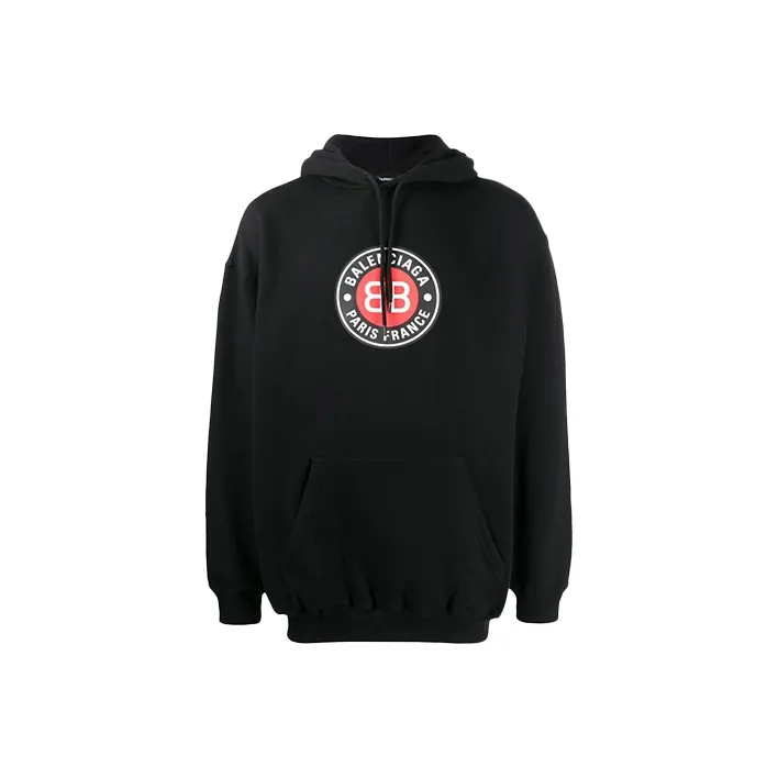 Balenciaga Logo Printed Hoodie-0