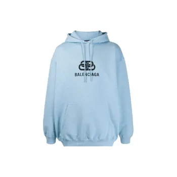 Balenciaga FW19 Sweatshirt Unisex Light Blue