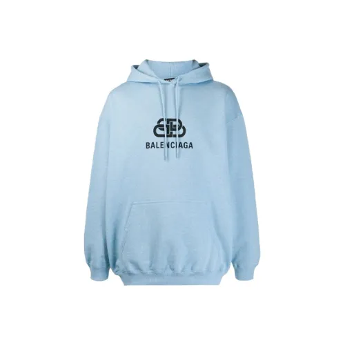 Balenciaga FW19 Sweatshirt Unisex Light Blue