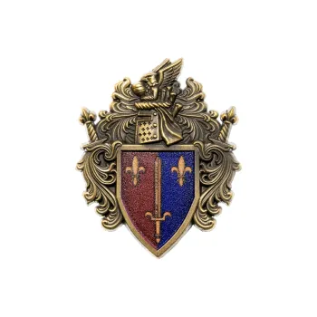 STARFORGED Warhammer Old World Merch Batoania Knight Shield Emblem Carcassonne Army Flag Faction Brooch Badges