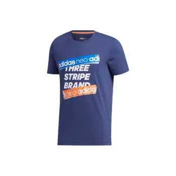 Adidas Neo T Shirt Men's Tech Indigo