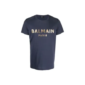 BALMAIN T-Shirts Men Blue