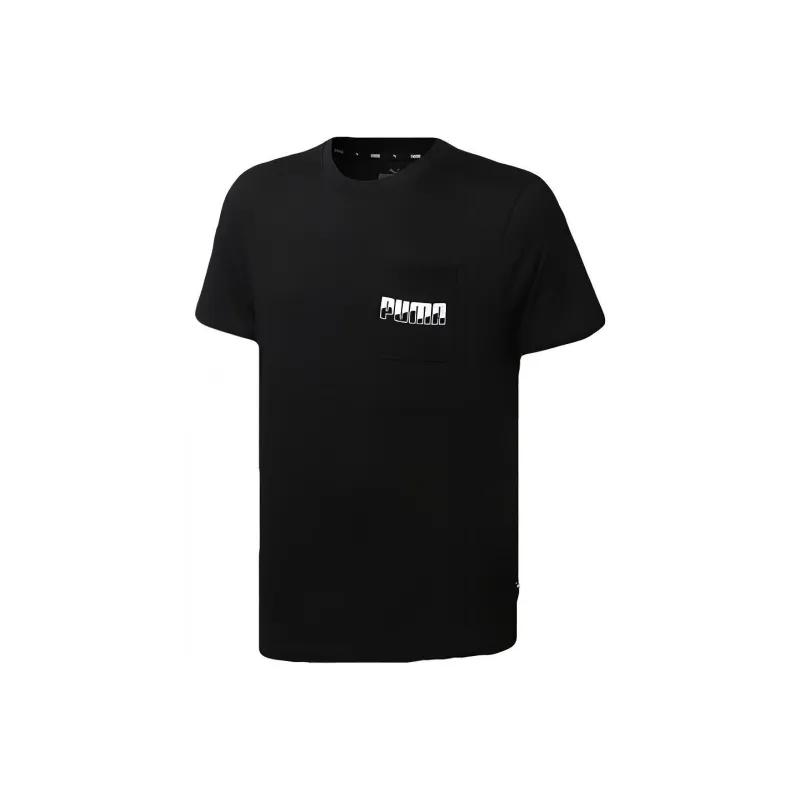 PUMA Rebel T Shirts Men Black-0