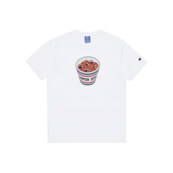 Champion T Shirts Unisex White