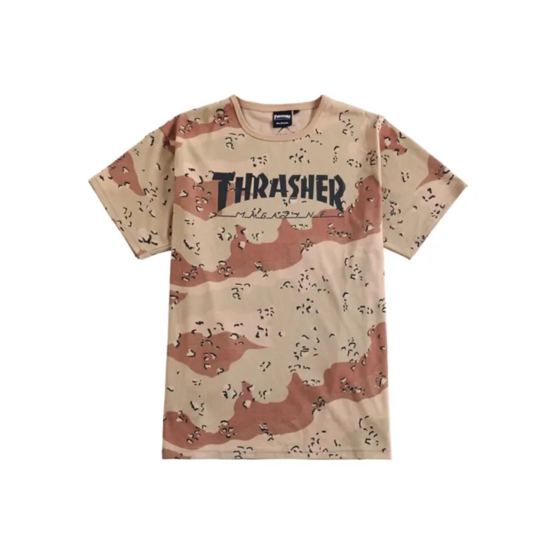 Rothco X Thrasher T-Shirts Unisex Gray Camouflage-0